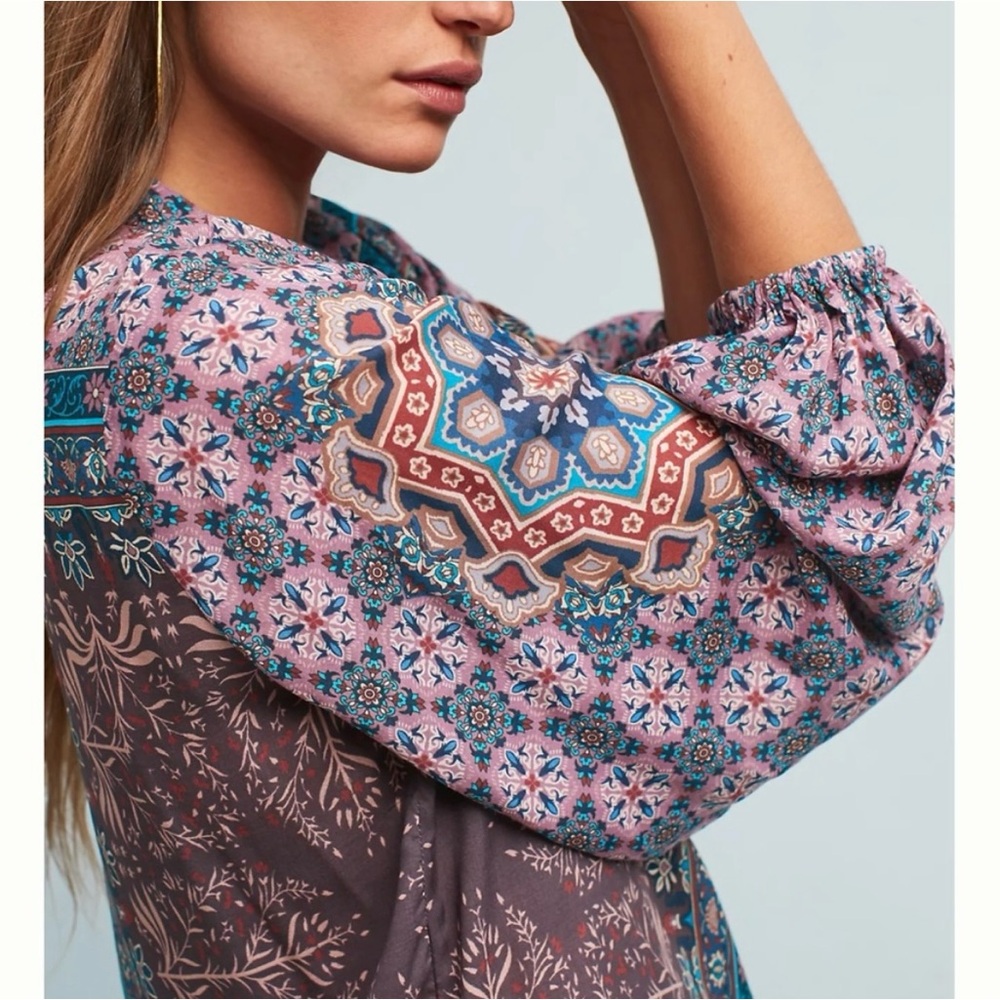 Anthropologie Feathers by Tolani Melany Buttondown NWT Size Medium
